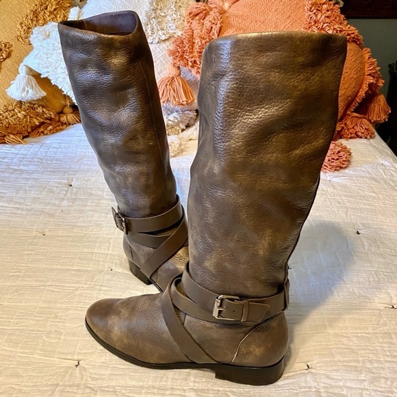 Dolce Vita leather riding boots - calf height - Picture 3 of 16